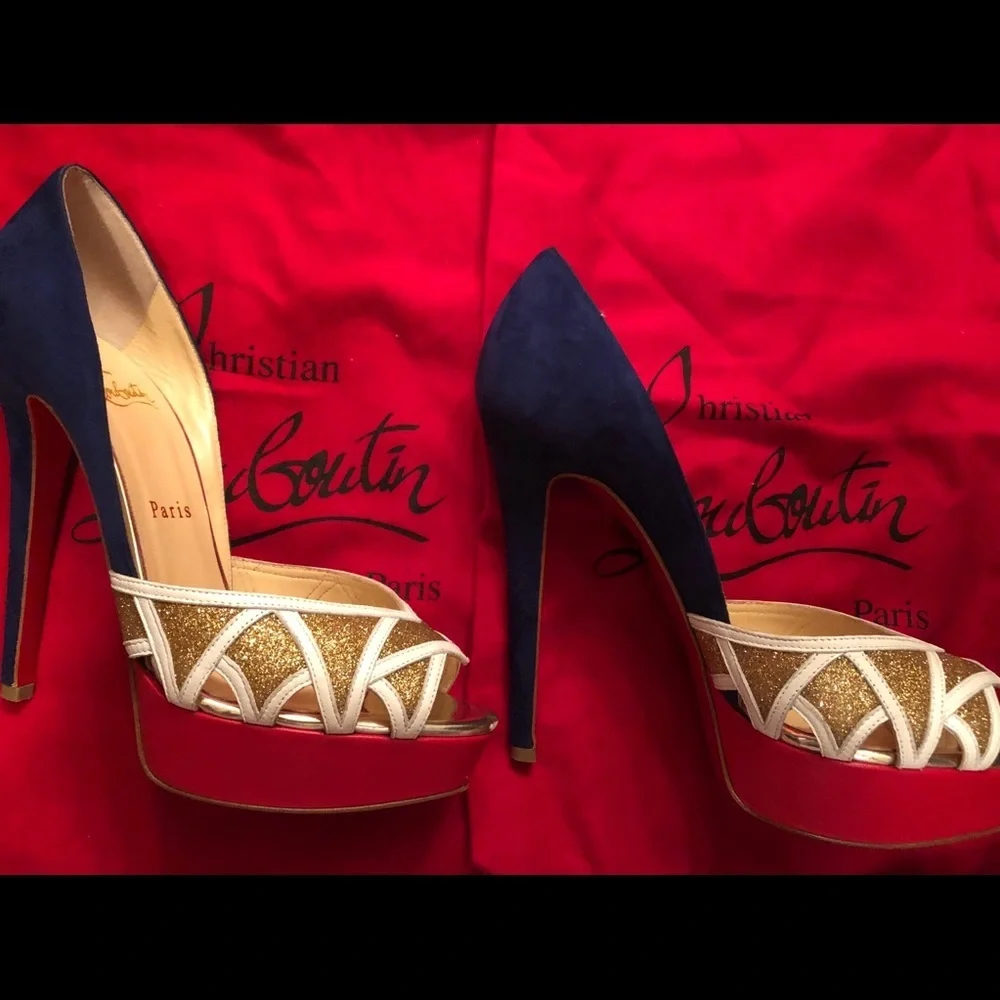 Christian Louboutin 7.5 only used one time - Picture 4 of 8